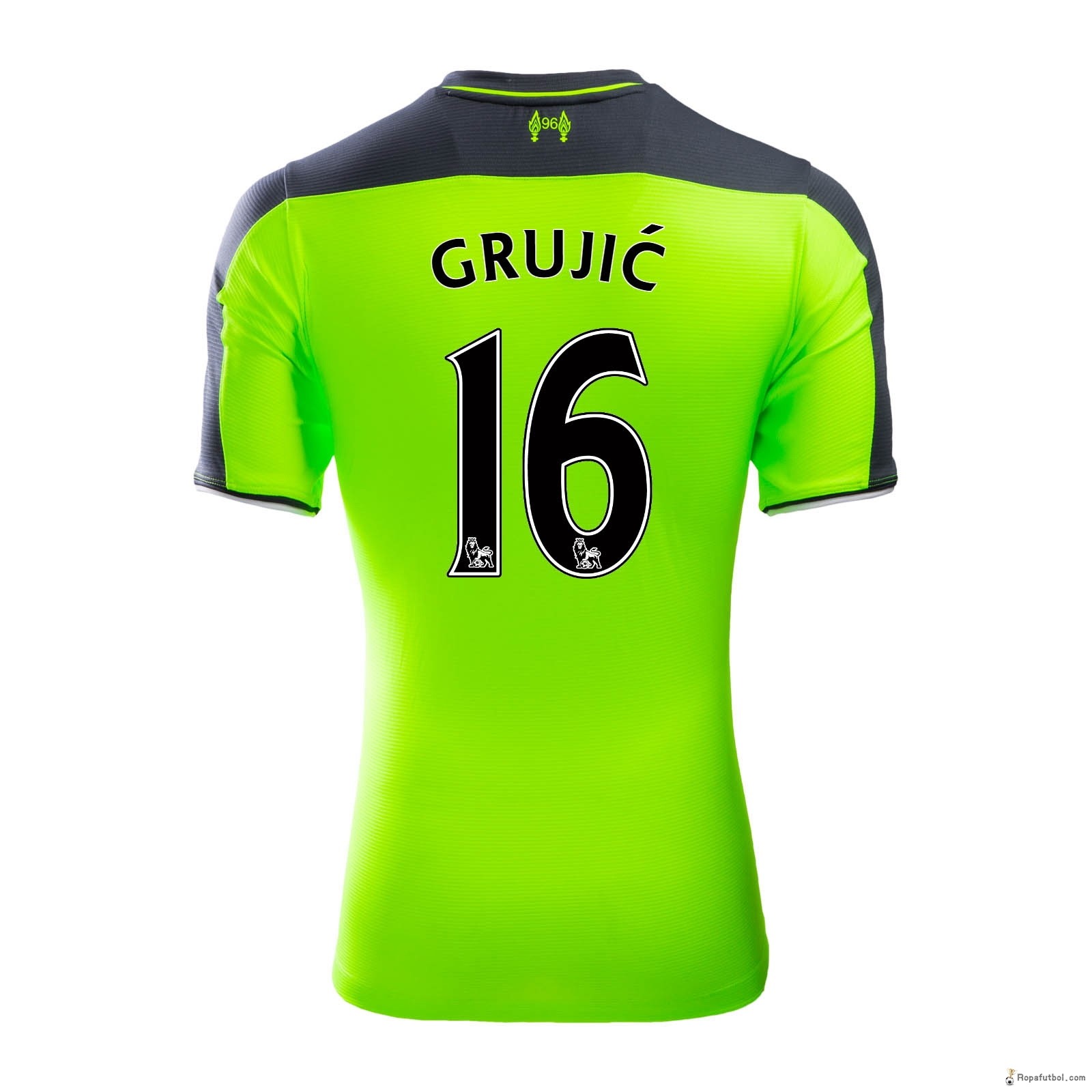 Camiseta Liverpool Replica Tercera Ropa Grujic 2016/17 Verde